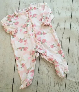 0-3 Months Ditsy Floral Sleepsuit Unworn