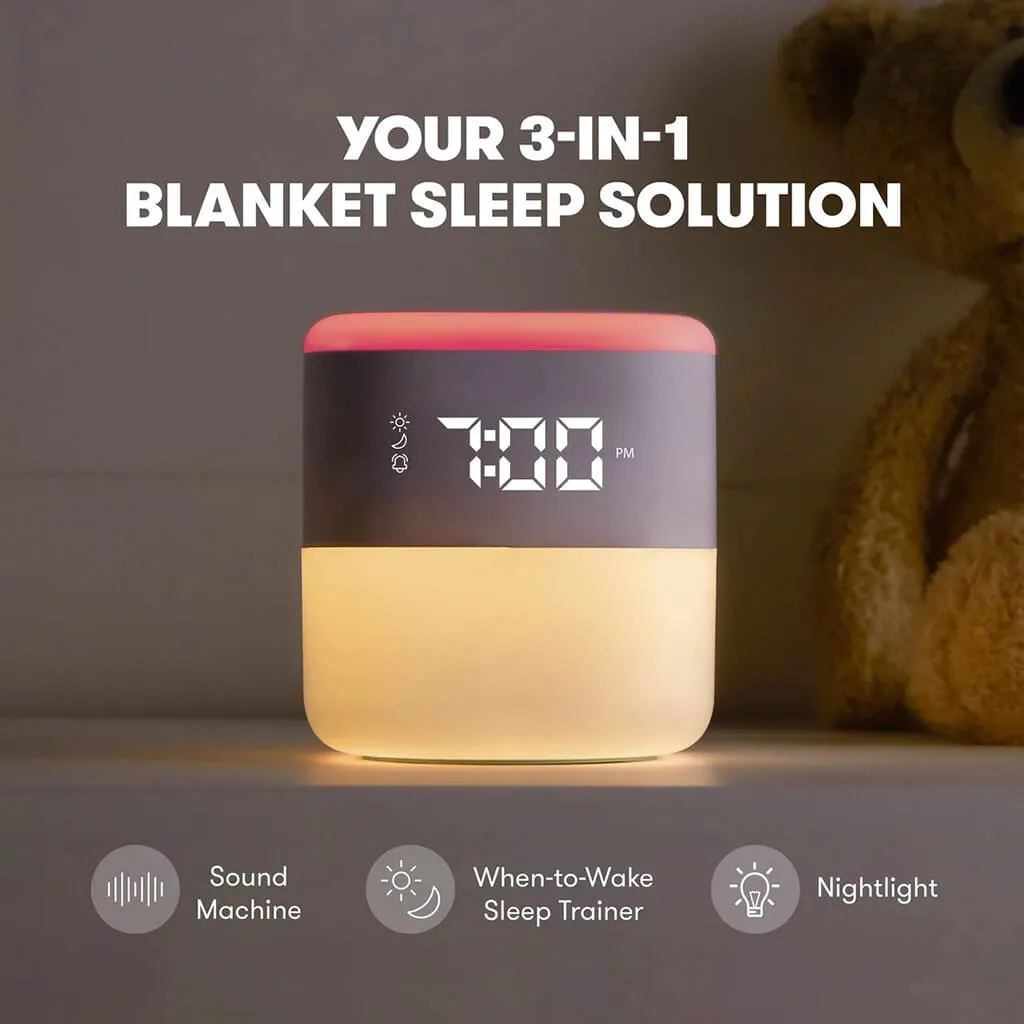 3-In-1 Sound Machine   When-To-Wake Clock   Nightlight