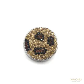 Animalier Rhinestones Button - Art. A289