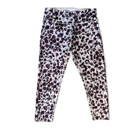 Athletic Leggings By Calvin Klein In Leopard Print, Size: Xl