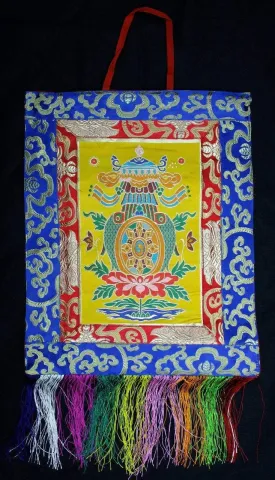 Auspicious Symbol Tashi Tagge Wall Hanging