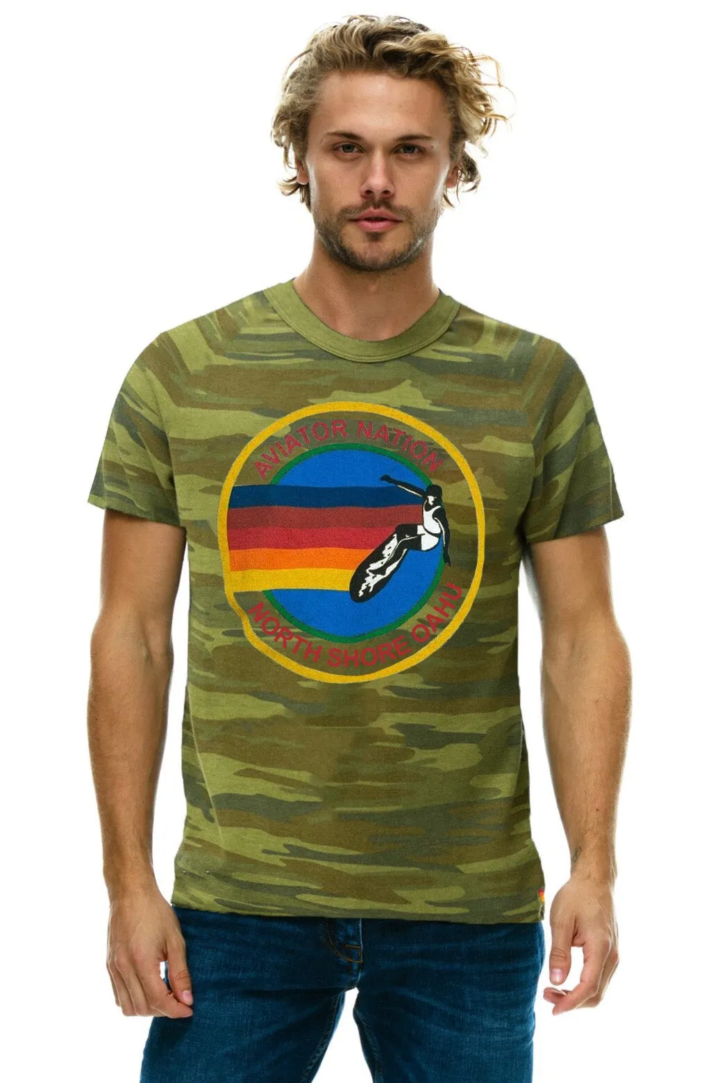 AVIATOR NATION NORTH SHORE TEE - CAMO