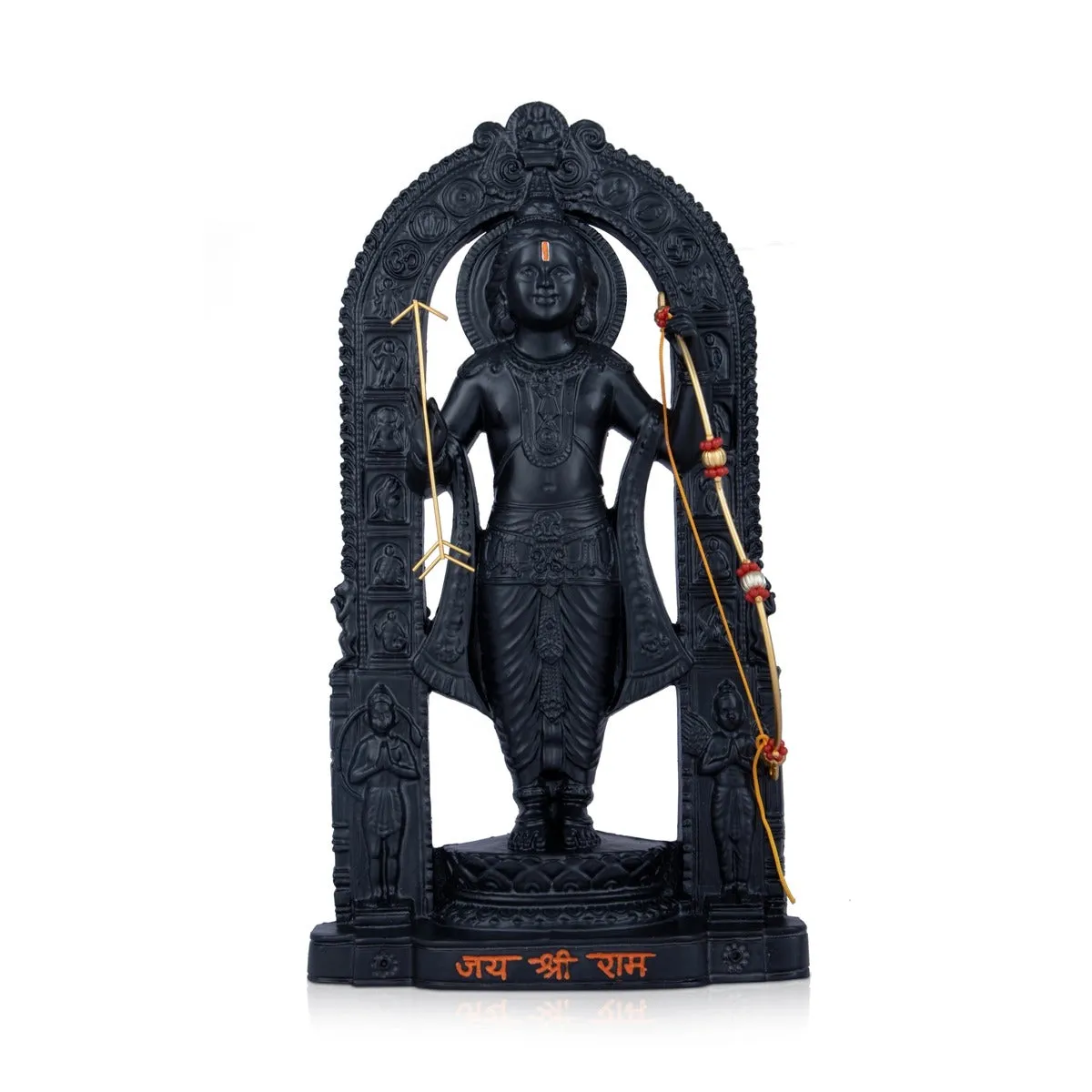 Ayodhya Rama Idol - 11.5 x 6 Inches | Resin Statue/ Ayodhya Ramar Statue for Pooja