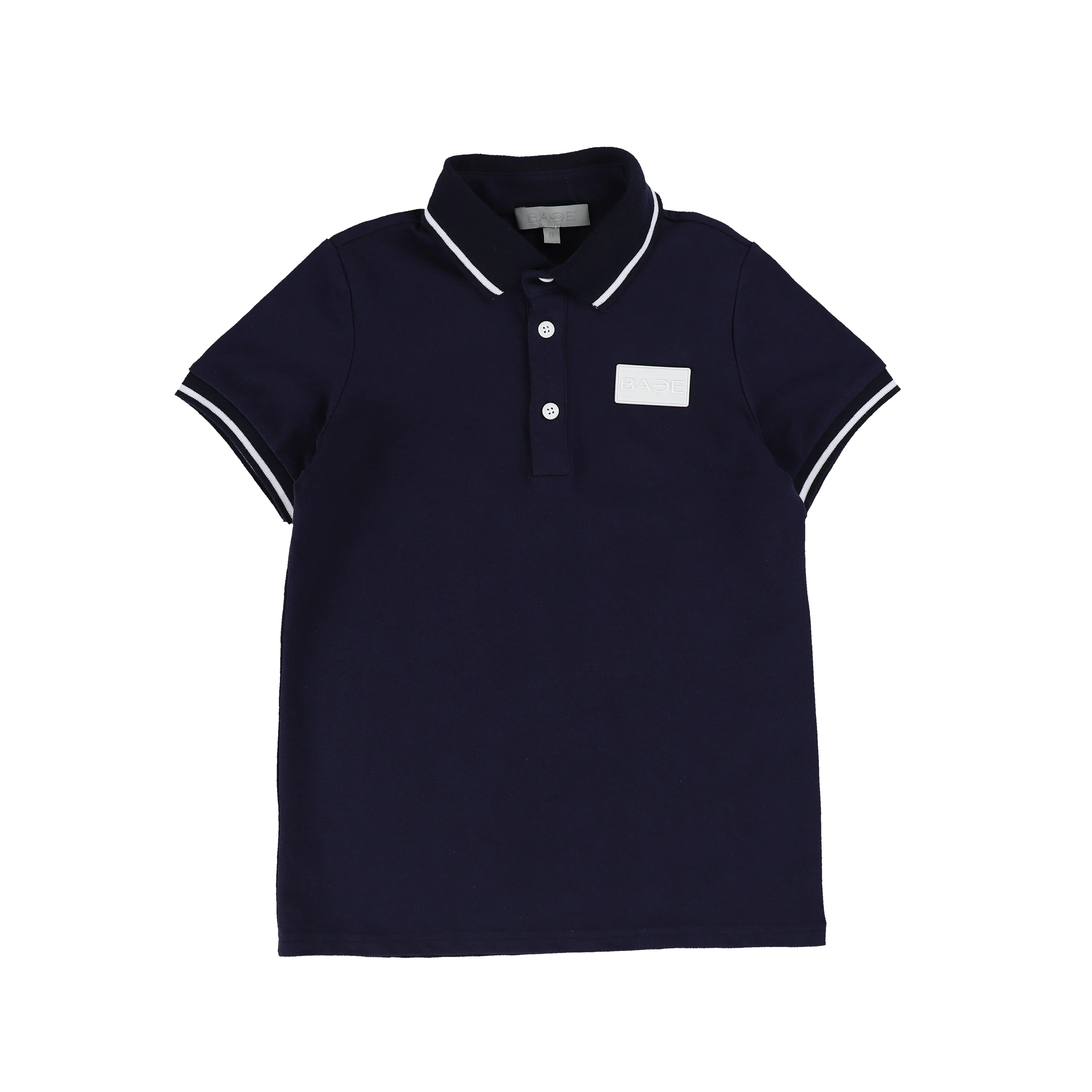 BACE COLLECTION NAVY PIQUE POLO [Final Sale]