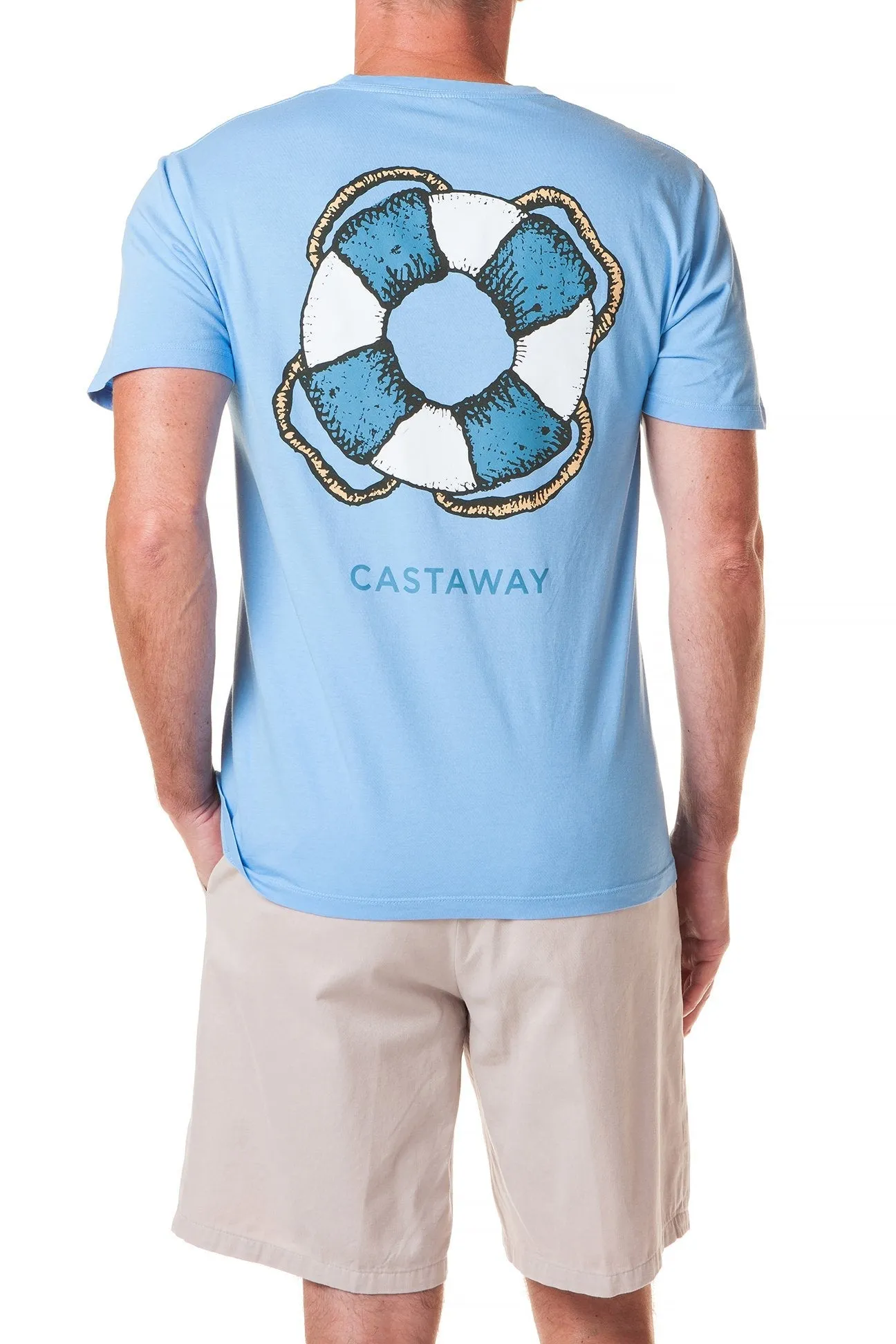 Beach Tee Azure Castaway