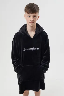 Bicknell Oversized Blanket Hoodie - Black