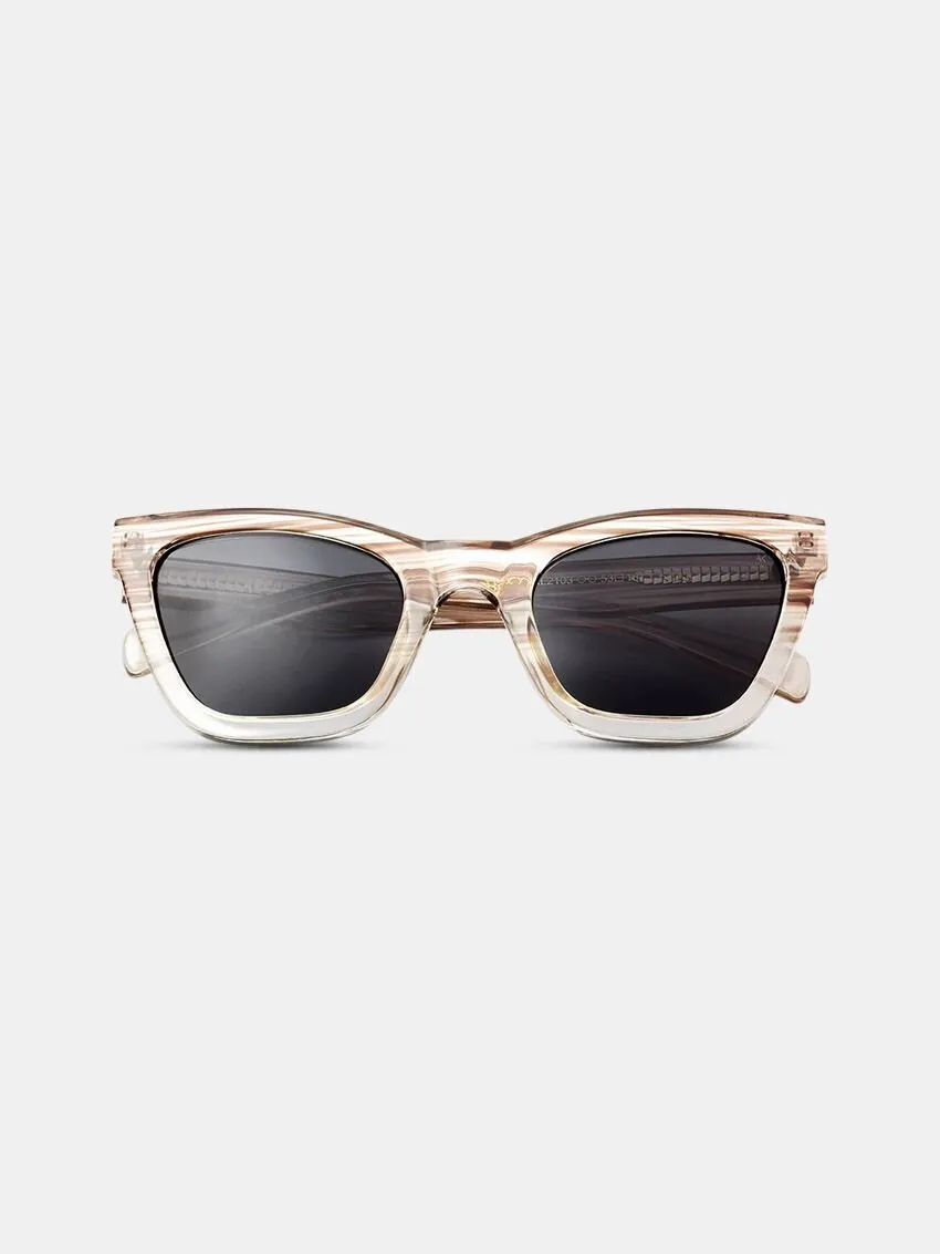 Big Kanye Sunglasses Demi Grey/Transparent