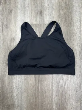 Black Athletic Bra Athleta, Size Xl