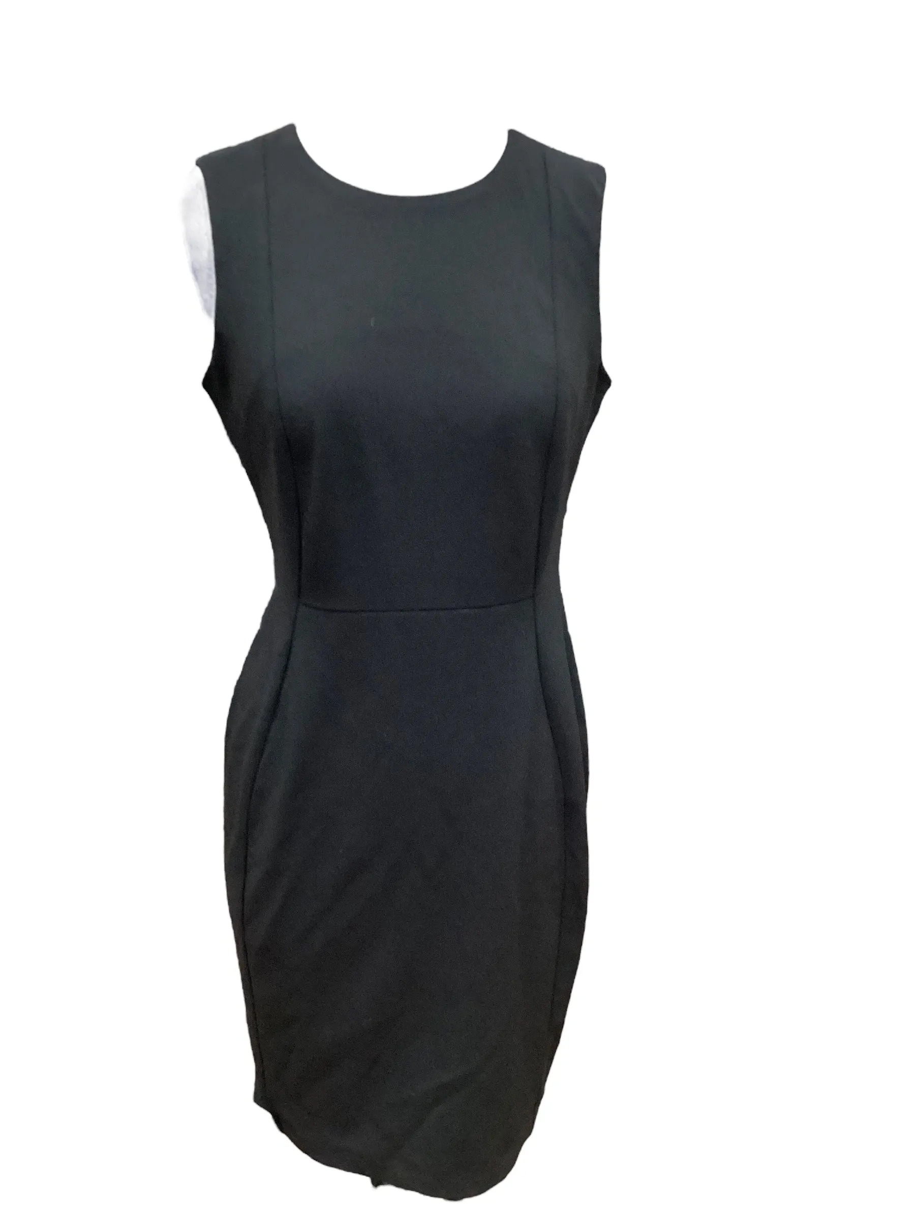 Black Dress Casual Midi Calvin Klein, Size 6