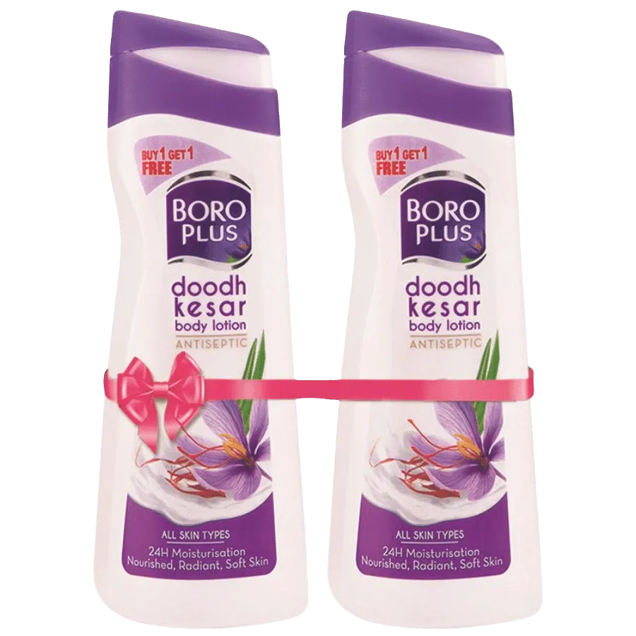 BoroPlus Kesar Doodh Body Lotion 300 ml (Buy 1 Get 1 Free)