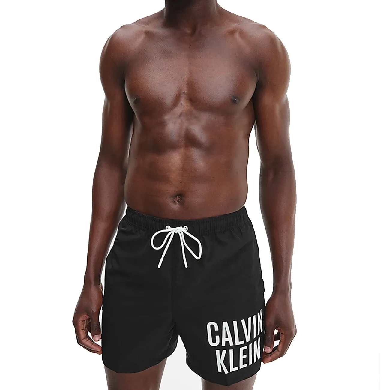 Calvin Klein Swimshort Medium Drawstring Herren Badehose Black