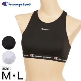 Champion ハイネックホルダーブラレット M・L (ブラジャー 背面クロス パッド取外可 チャンピオン) (在庫限り)