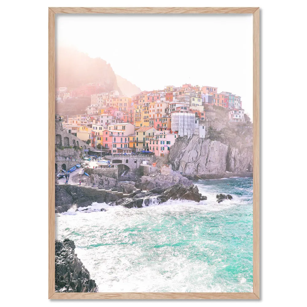 Cinque Terre Italian Coast | Sunrise - Art Print by Victoria's Stories