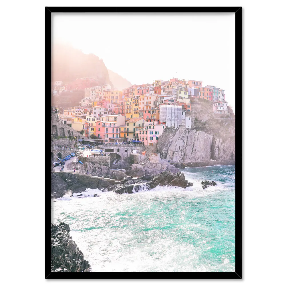 Cinque Terre Italian Coast | Sunrise - Art Print by Victoria's Stories