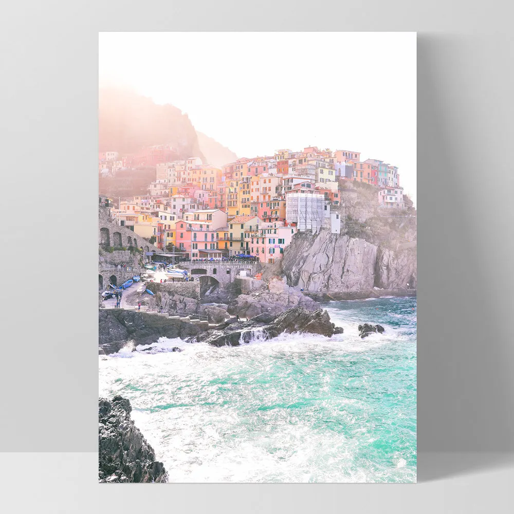 Cinque Terre Italian Coast | Sunrise - Art Print by Victoria's Stories