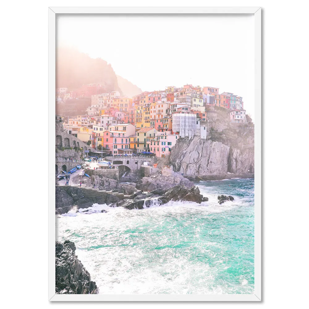 Cinque Terre Italian Coast | Sunrise - Art Print by Victoria's Stories