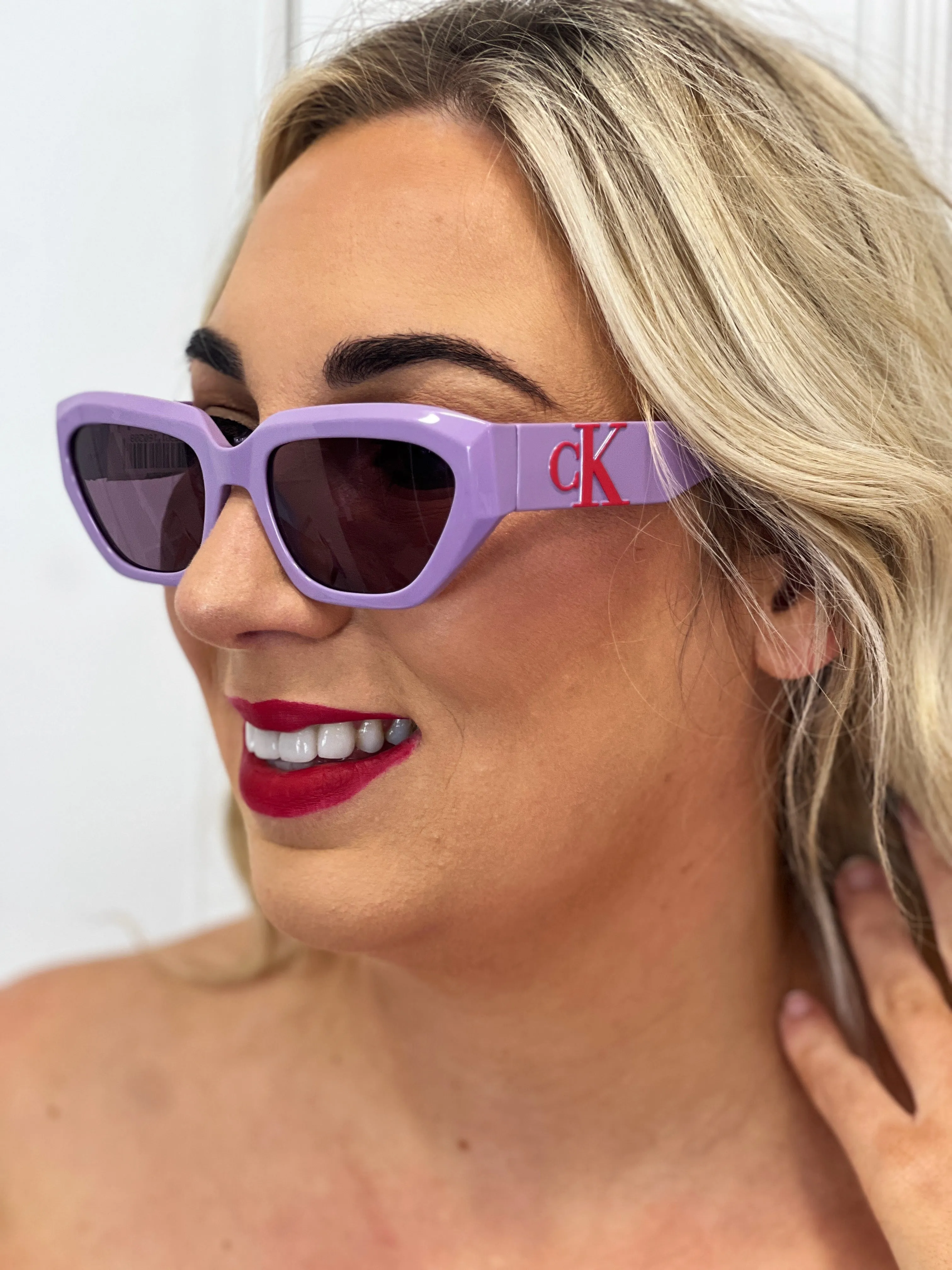 Ck Purple & Red SUNGLASSES