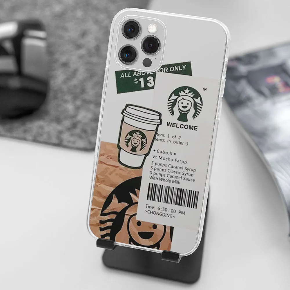 Coffee Love Transparent Silicone case