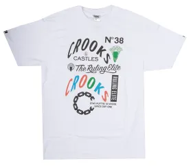 CROOKS & CASTLES GRAPHIC T-SHIRT WHITE - QS2001745