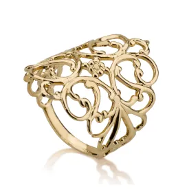 Floral Filigree Ring