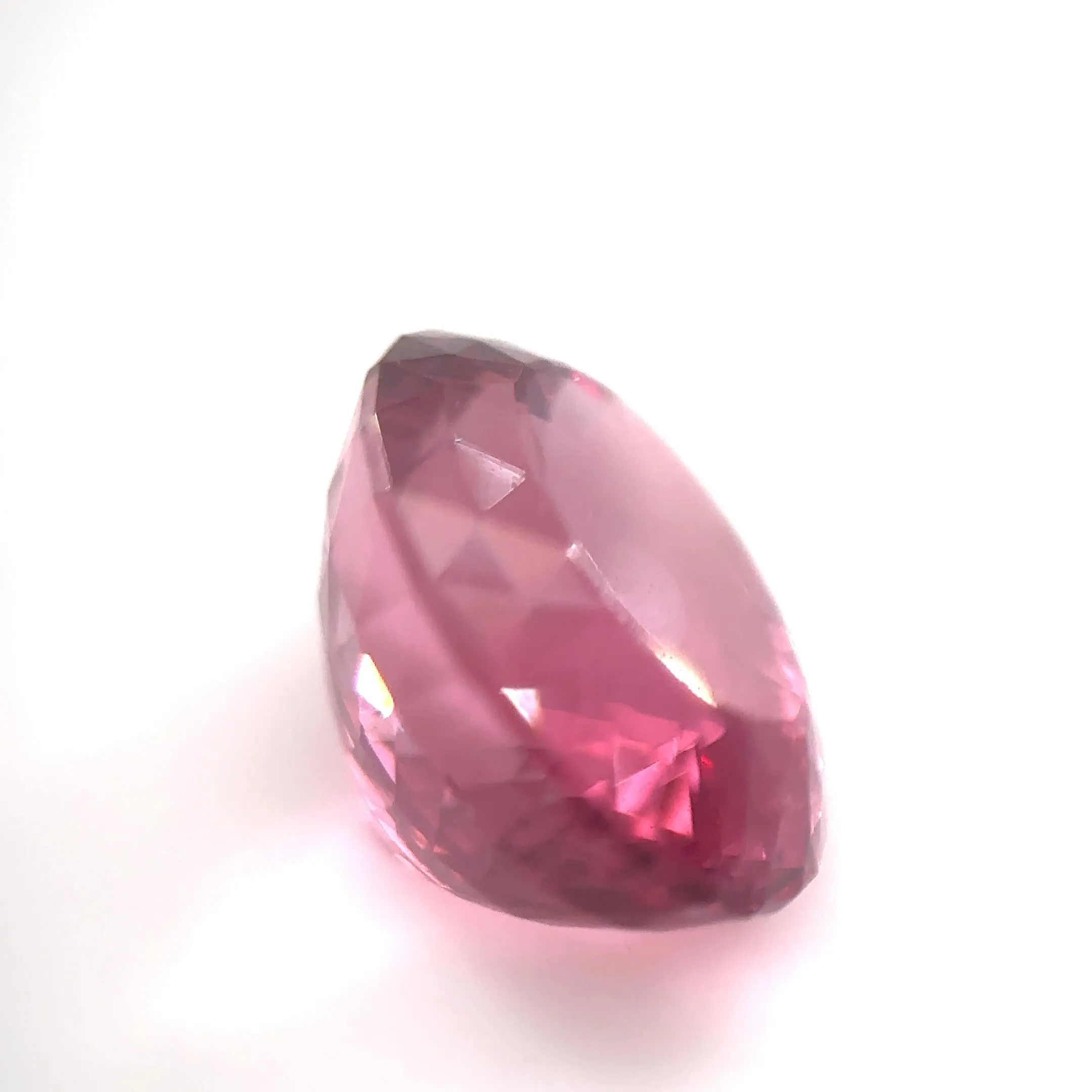 GIA Certified 7.60 Carat No Heat Pink Spinel and Diamond Ring in Platinum