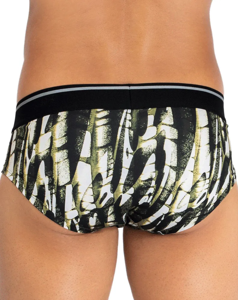 Hawai 42192 Printed Microfiber Hip Briefs