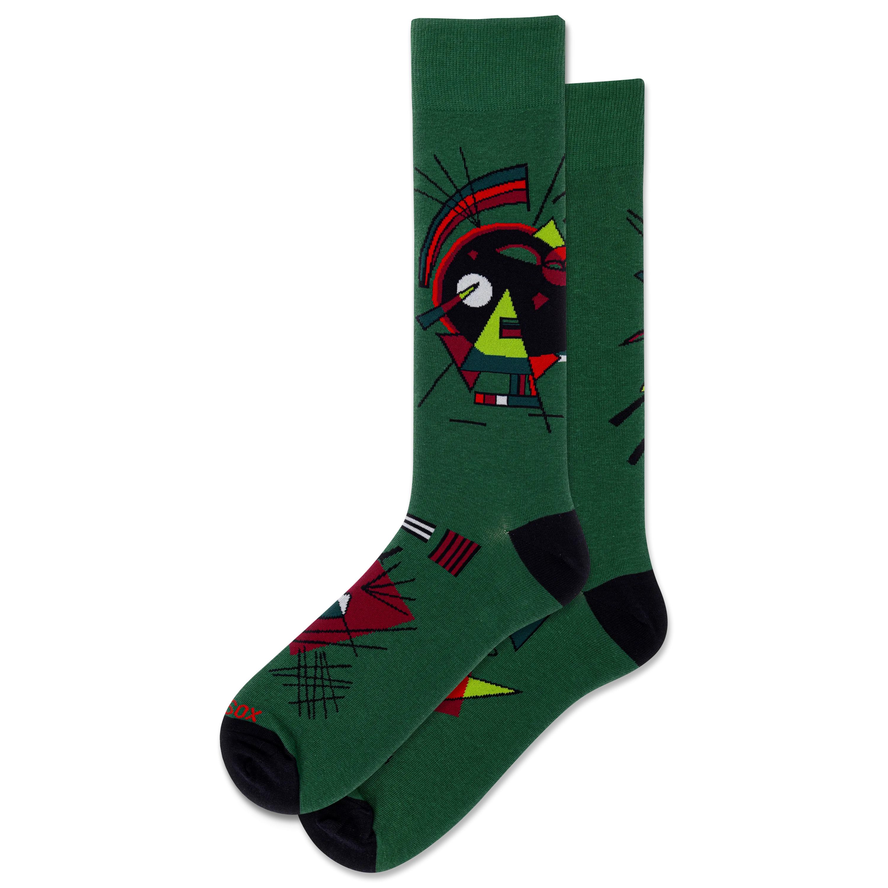 HOTSOX Men's Kandinsky Xmas Crew Sock