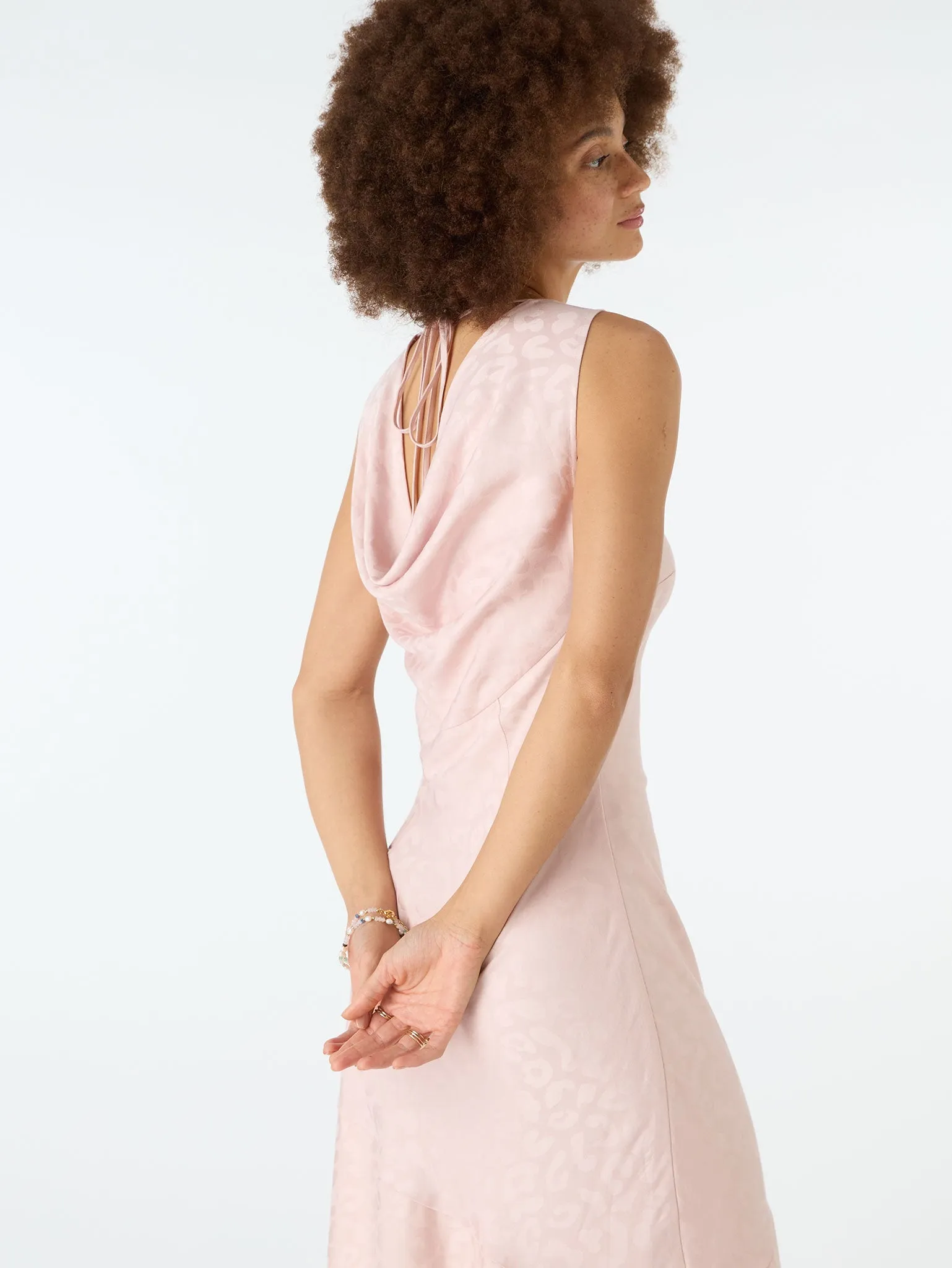 Ilona Column Dress in Pink