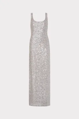 Ishani Sequins Slip Dress