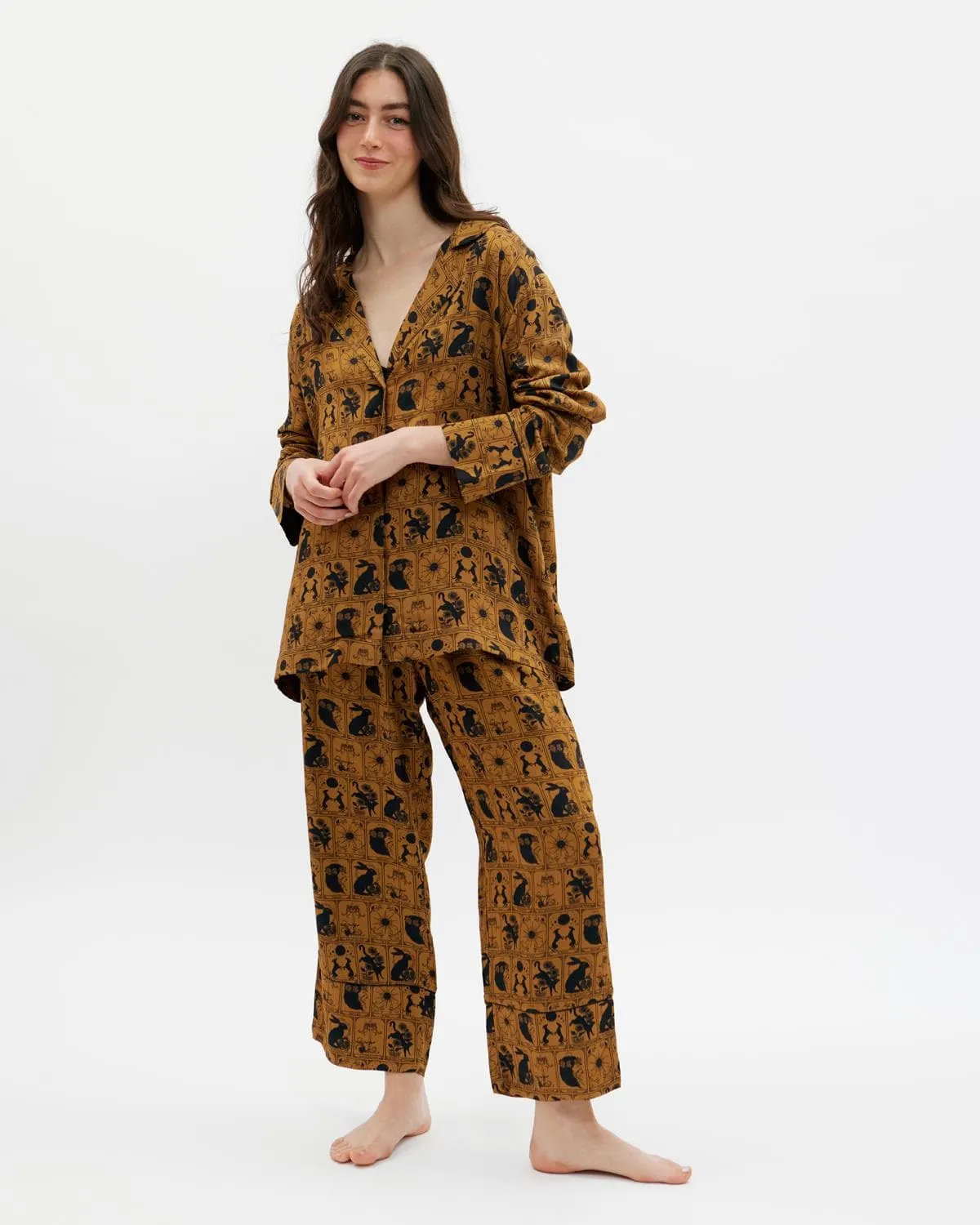 Jessica Roux Tarot Tales Pyjamas - Bronze Gold