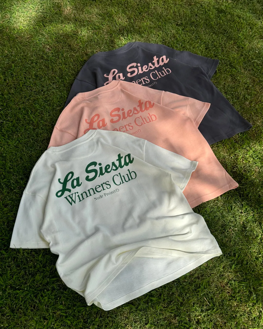 LA SIESTA TEE MARSHMALLOW