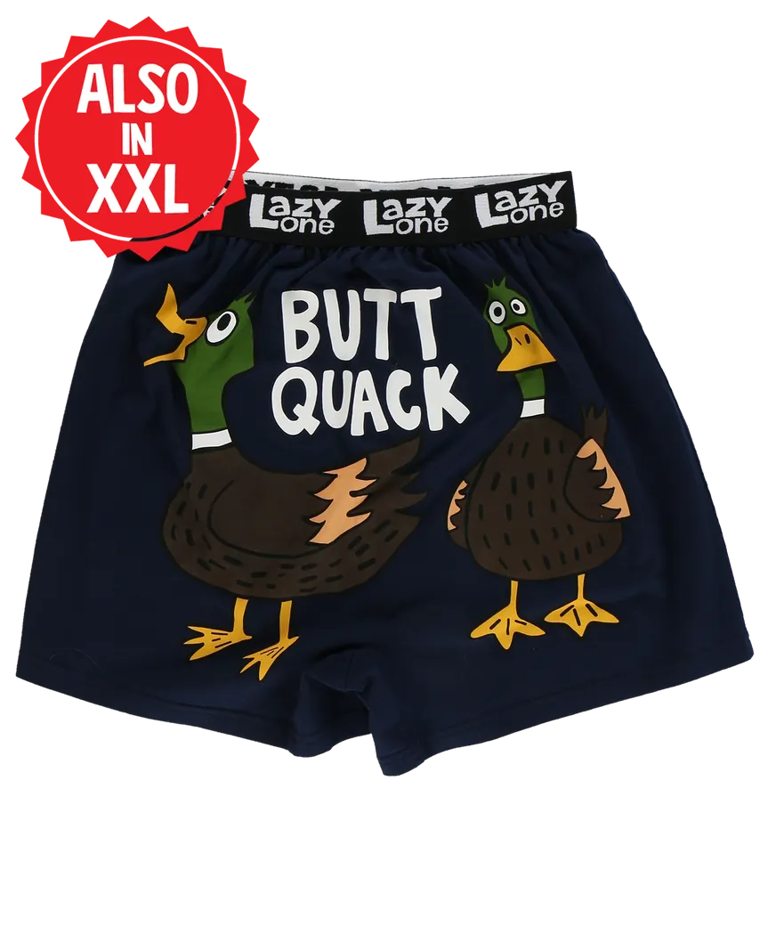 Lazy One Butt Quack | Men's Funny Boxer