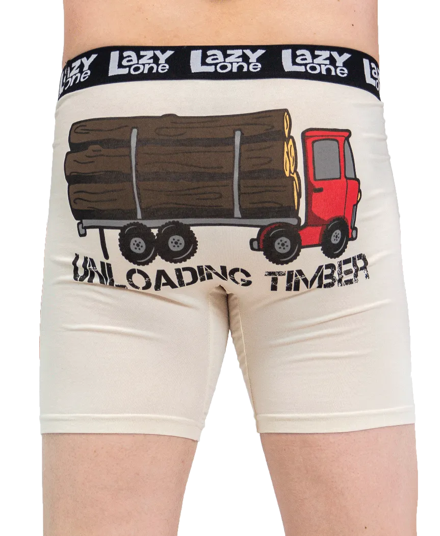 Lazy One Unloading Timber | Men's Boxer Briefs