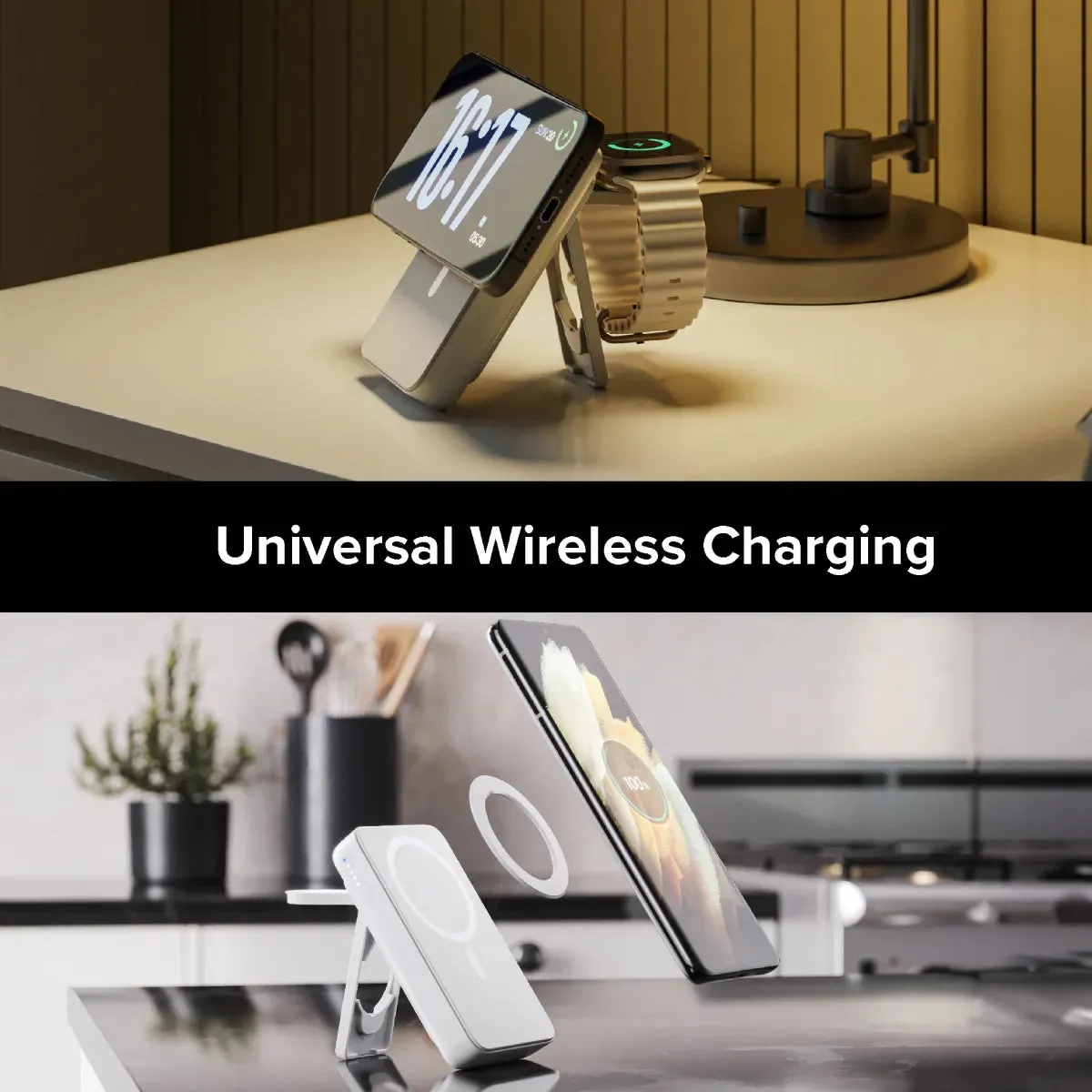 Lift 4-in-1 MagSafe Compatible Wireless Charging 10000mAh Power Bank