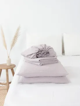 Linen Sheets Set - Dusty Rose