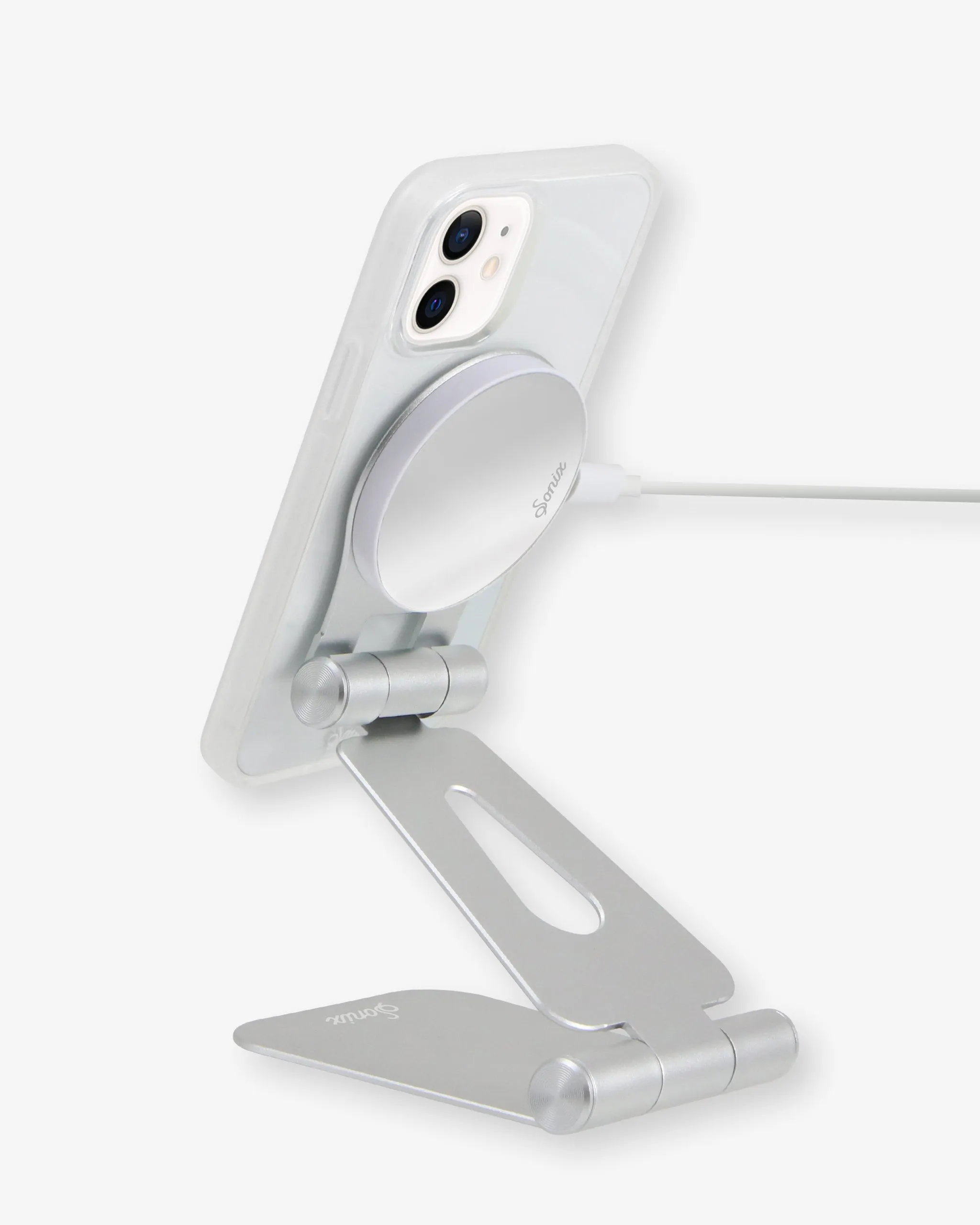 MAGLINK™ Pedestal Phone Stand- Silver