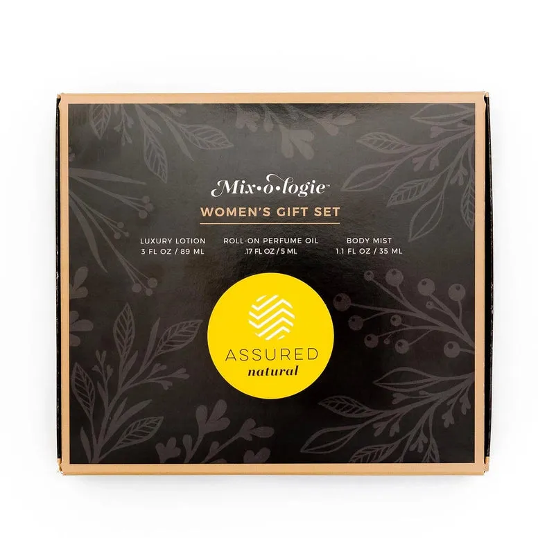 Mixologie Women's Gift Set Trio Box