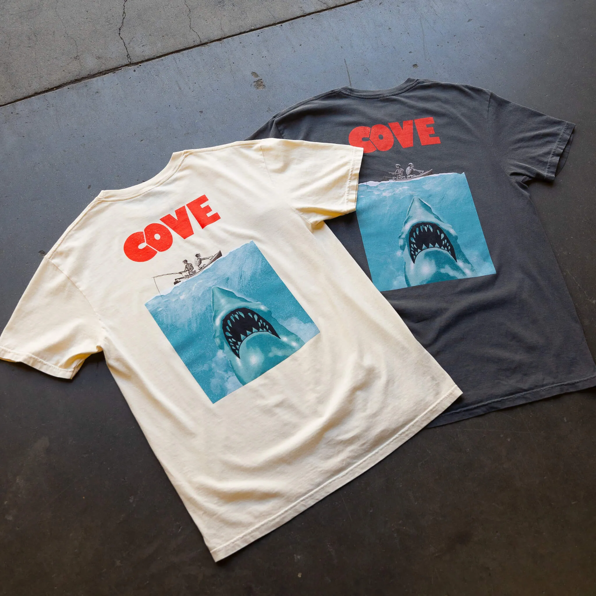 (New) Jaws Tee - Ivory