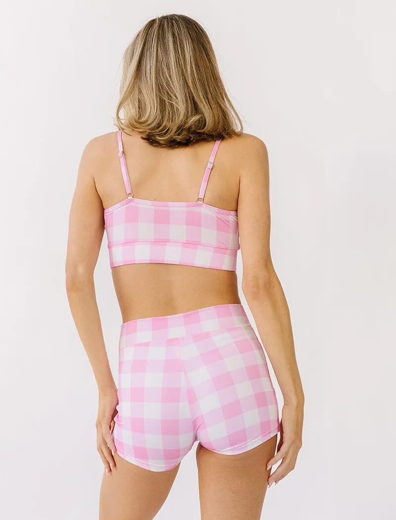 Pink Gingham Bralette