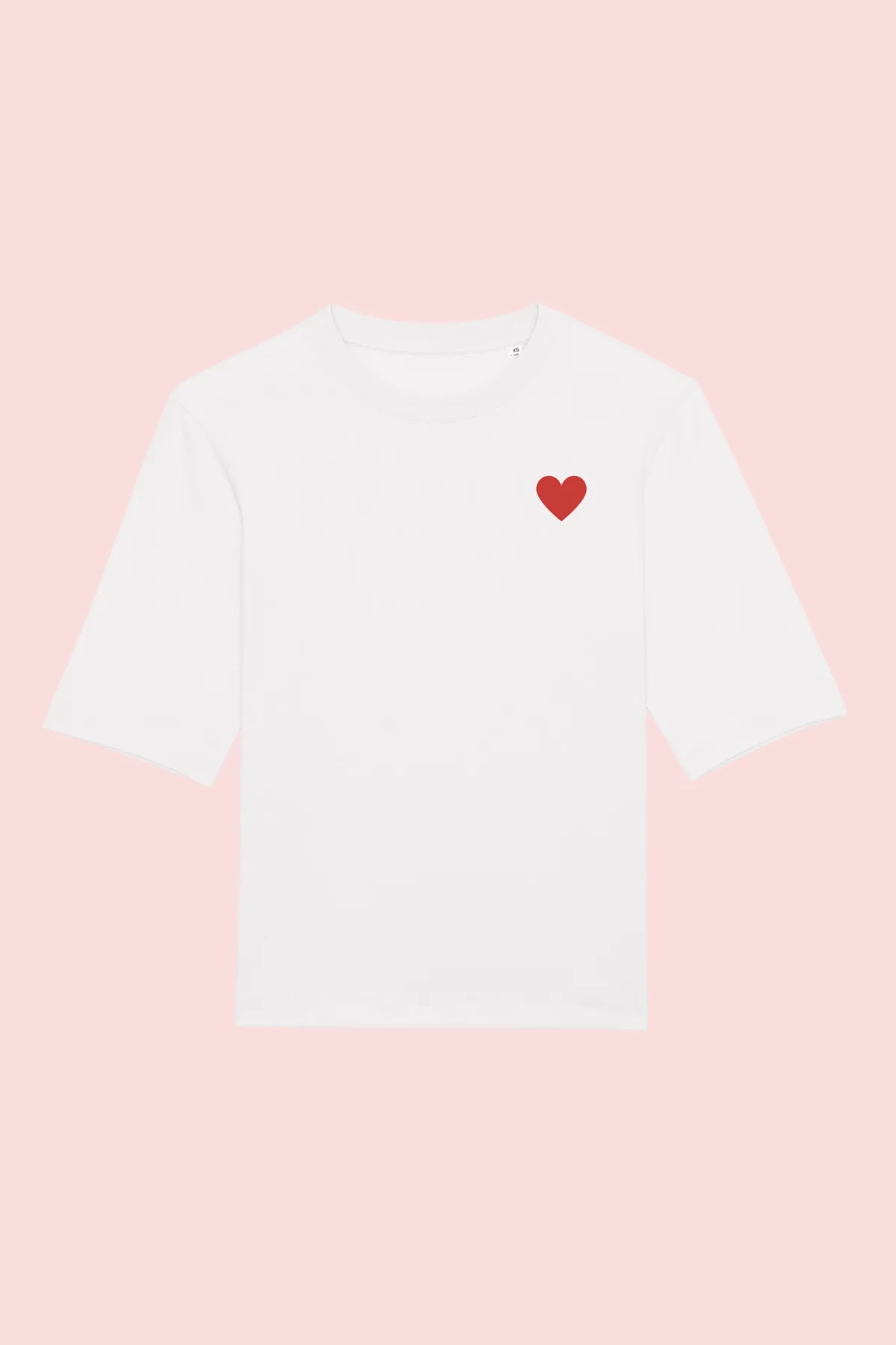 Puff Heart White Tee