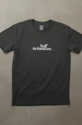 Self Actualize (Men's Charcoal A1 Tee)