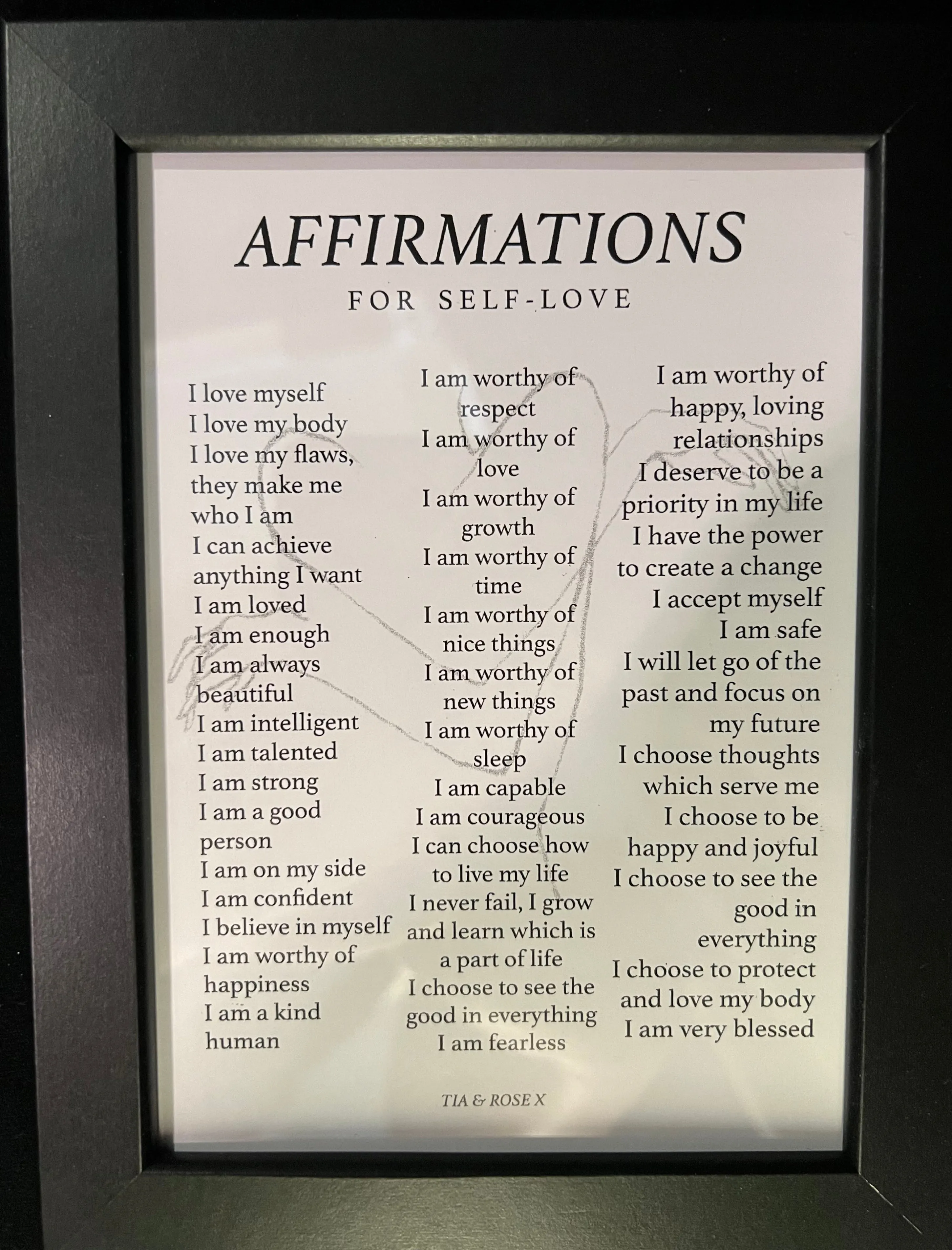 Self Love Affirmations