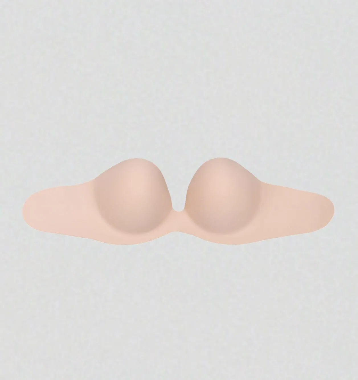 Smooth strapless stick on bra [Beige]