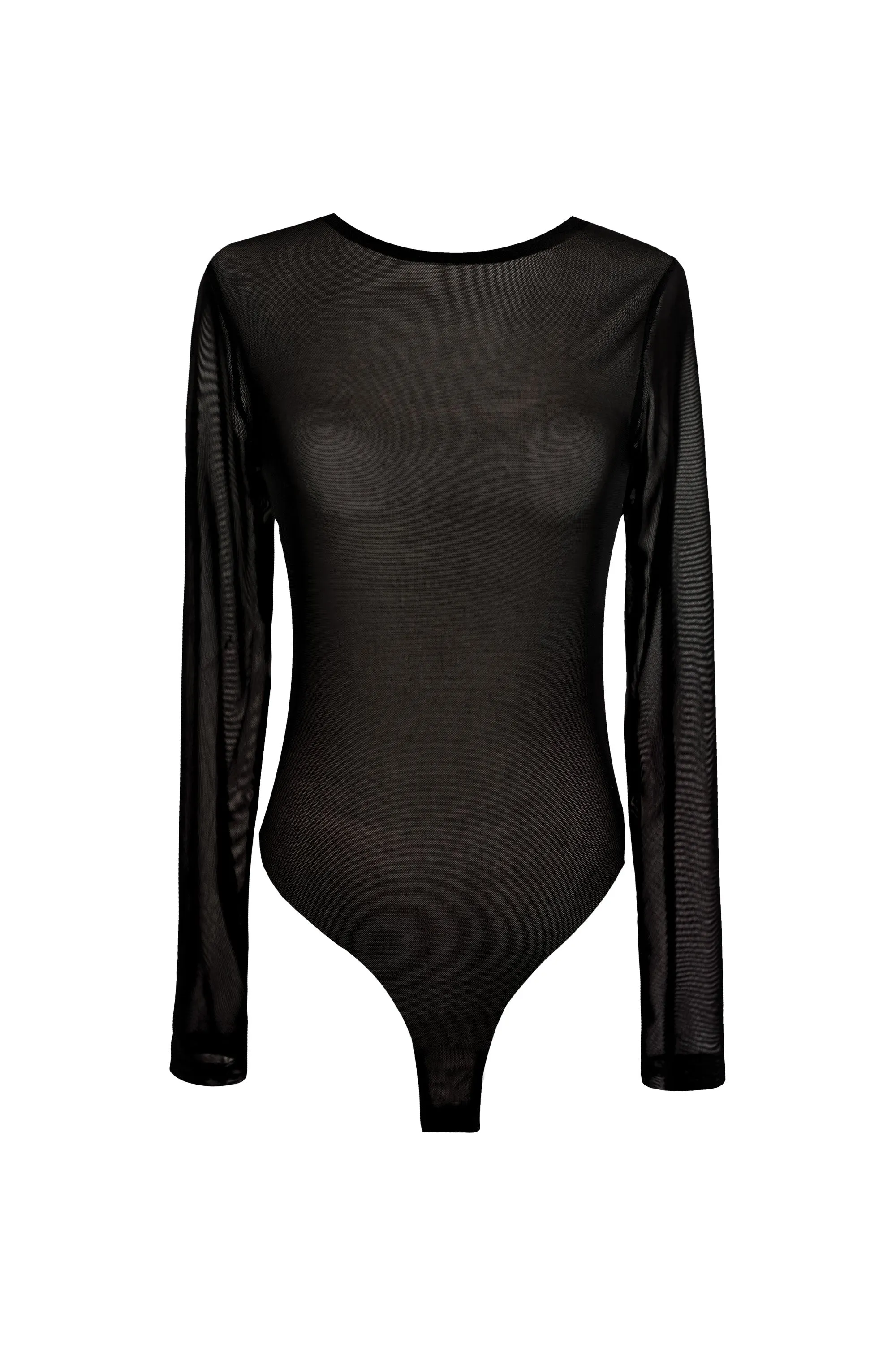 Sybil Black Mesh Bodysuit