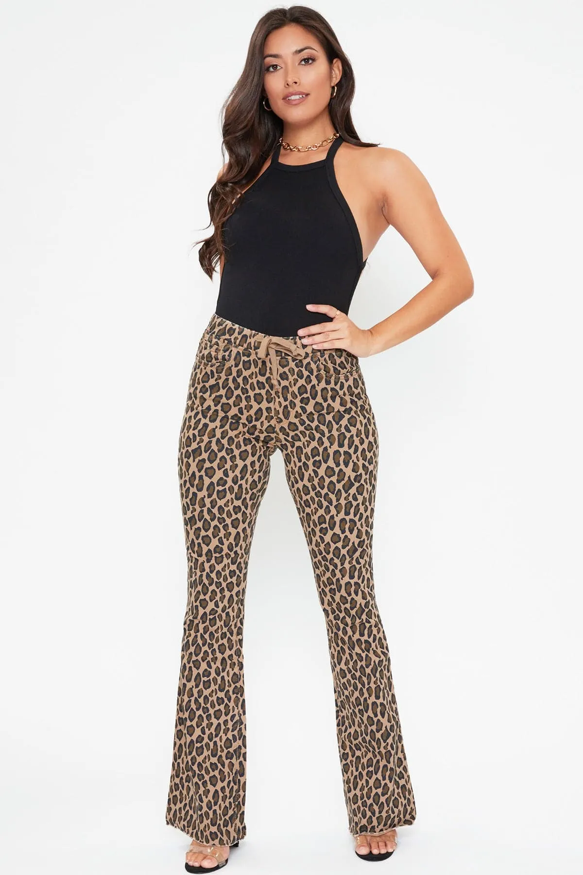 Women's  Fray Hem Flare Jogger Deal