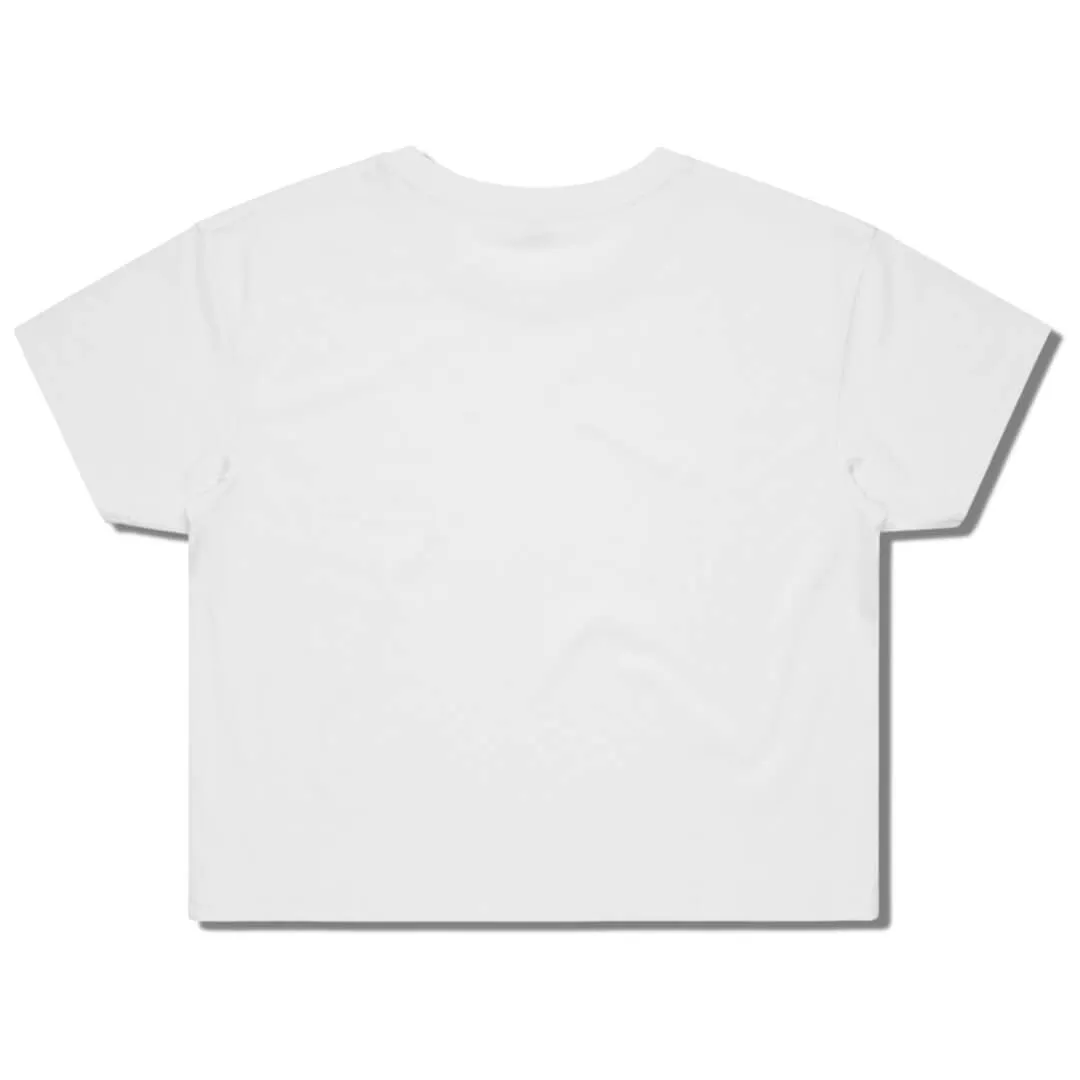 Women's Outwork Everyone Street Crop Tee - White / Black